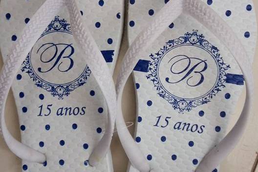 Chinelos personalizados