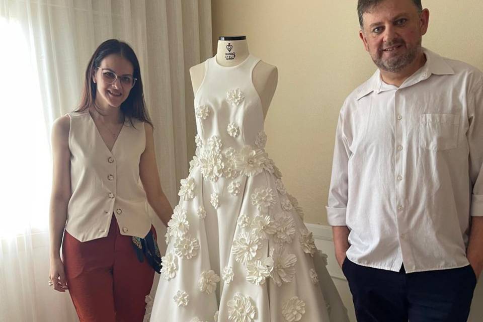 Vestido Noiva Floral