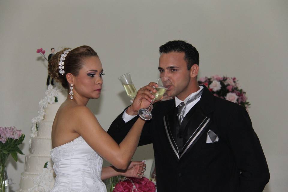 Bebendo a Champanhe