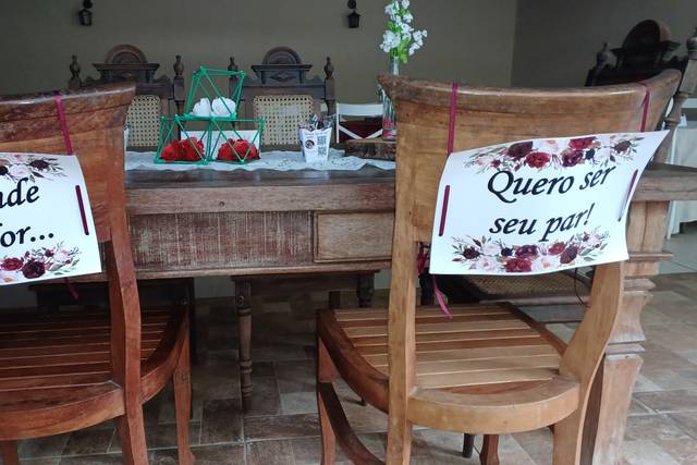 Cadeira dos noivos