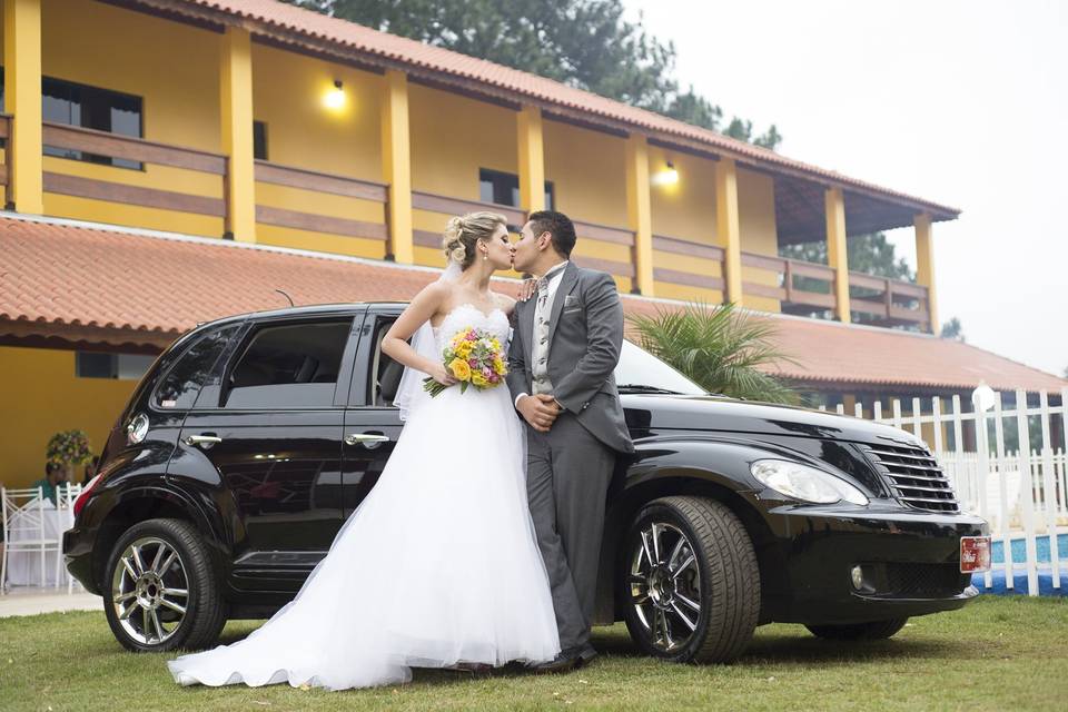 Ensaio com casal no casamento