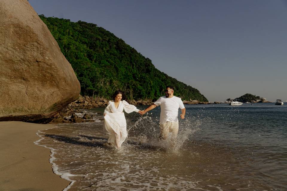 Ensaio na praia