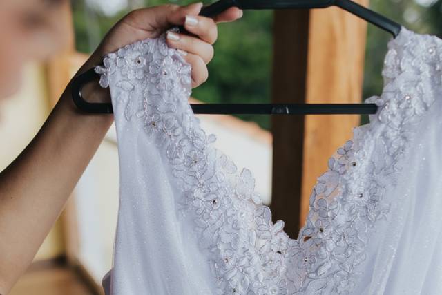 Detalhe do vestido