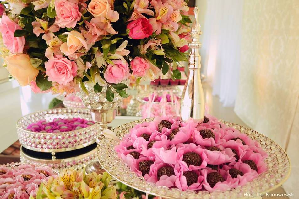 Casamento marfim com rosa