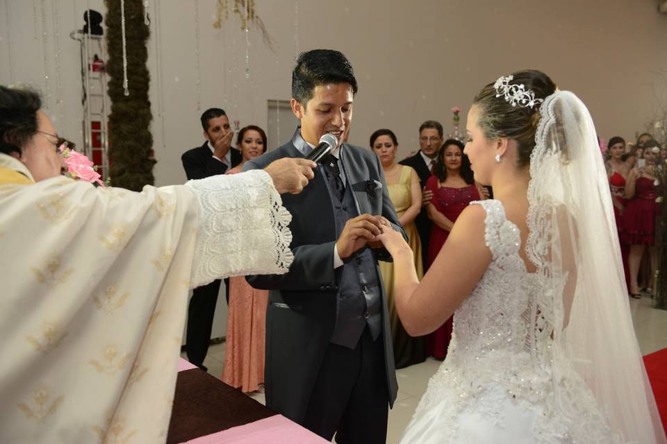 Enlace de Caroline e Ricardo