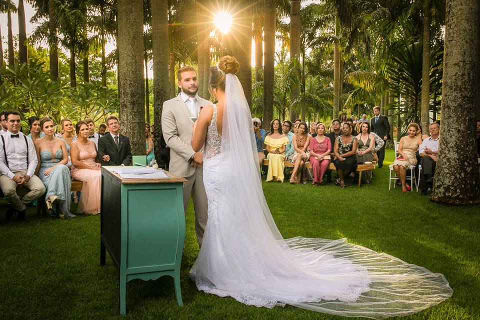 Casamento ao Por-do-Sol