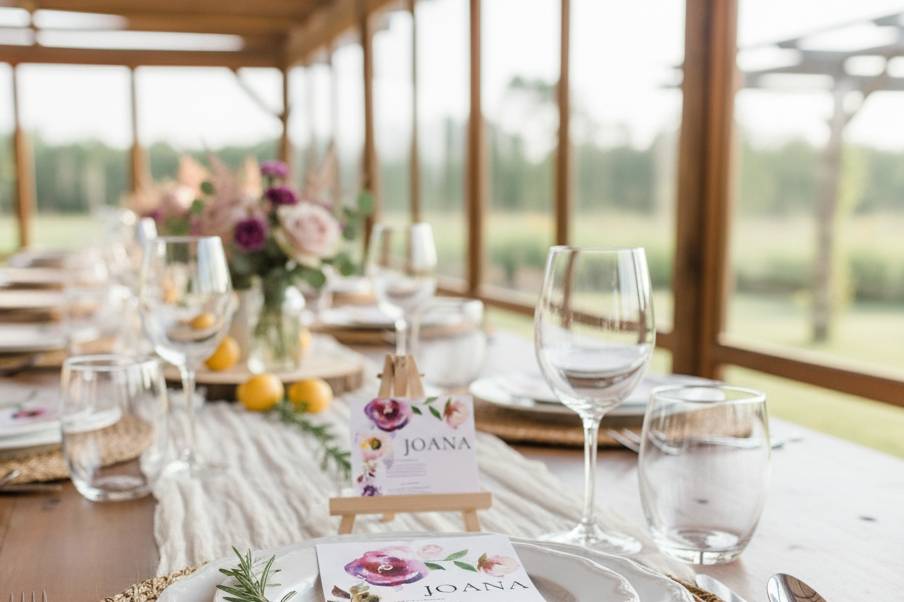 Marcação Mesa Floral