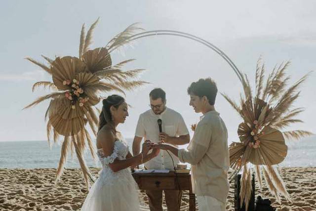 Casamento Intimista na praia.
