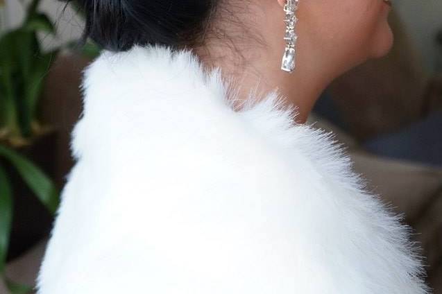 Cabelo preso noiva