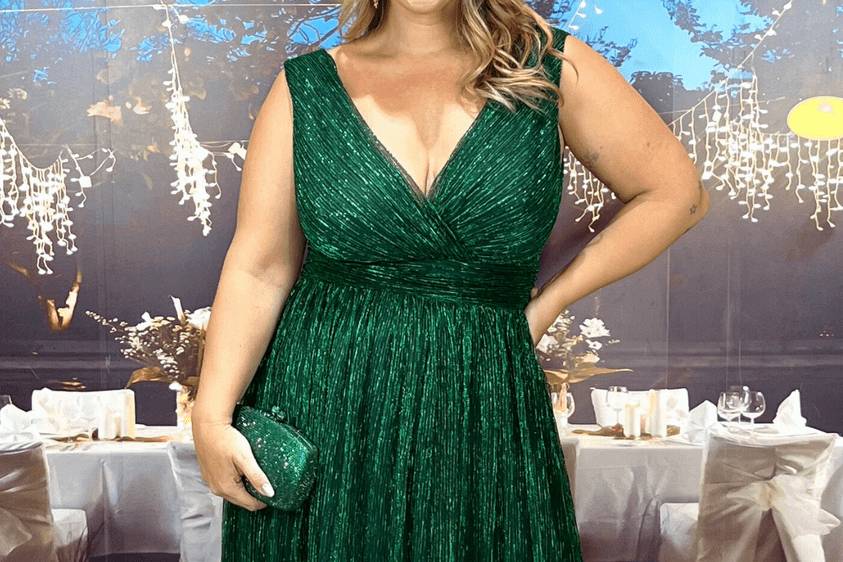 Vestido Plus Size Verde