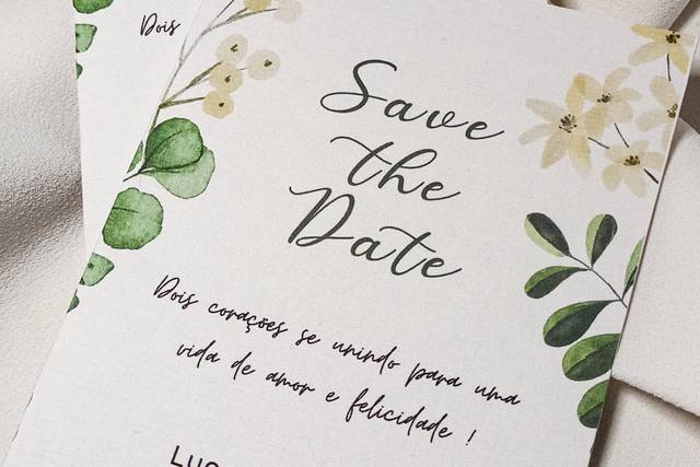 Save The Date Floral