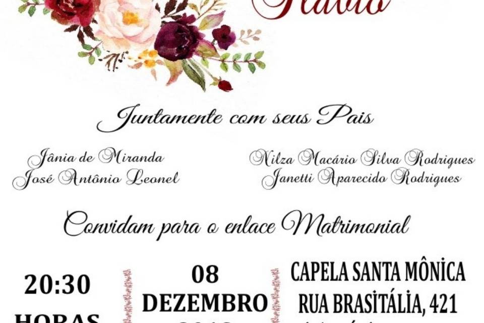 Descrição de convite interno