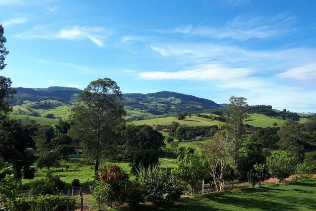 Vista para as montanhas