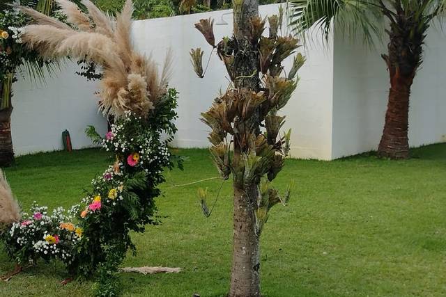 Arco com floral