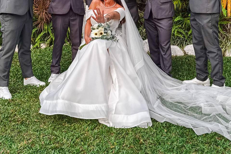 Noivas e padrinhos