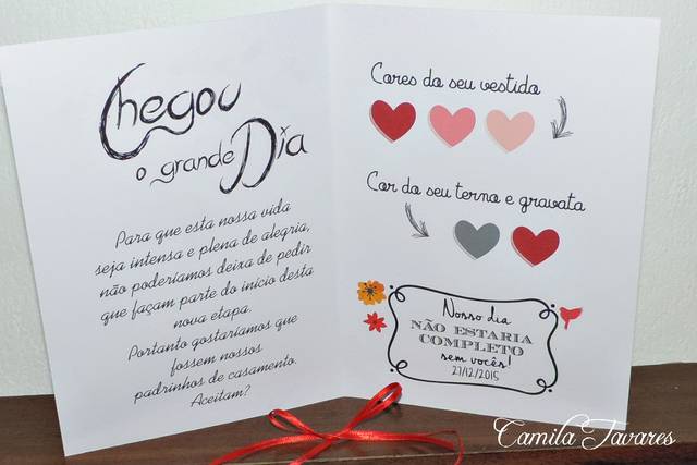 Convite padrinhos