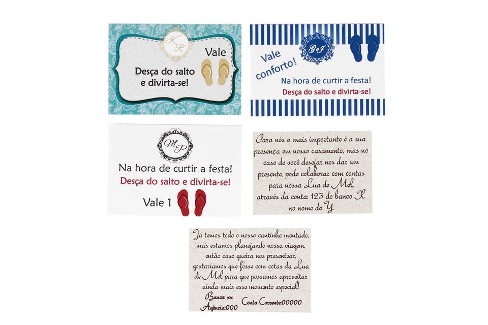 Mini Cards personalizados