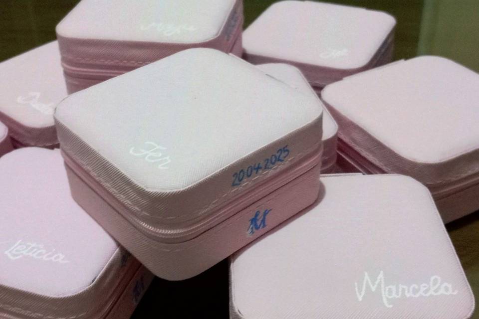 Caixinha porta jóias madrinhas