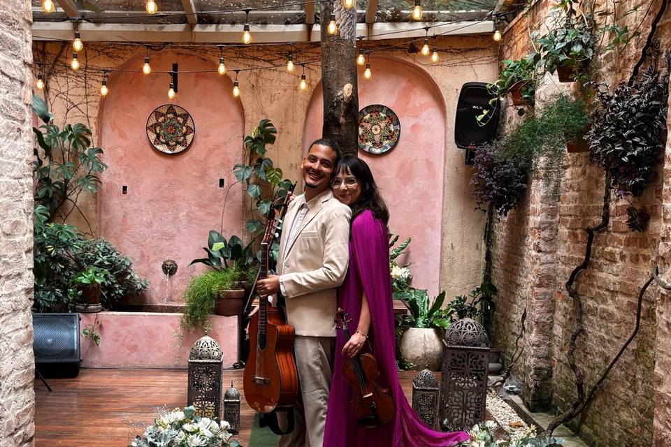 Violino + violão + amor