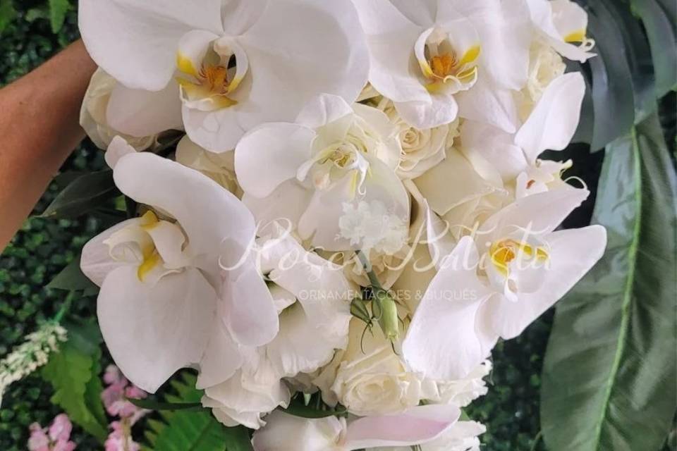 Buquê orquídea cascata