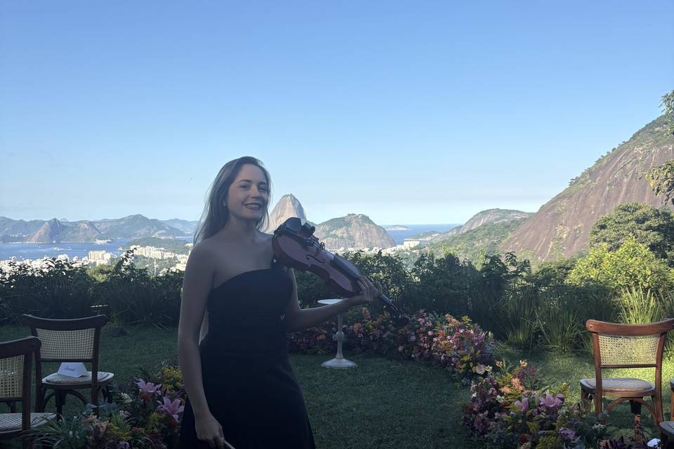 Casamento vista para Pão de Aç