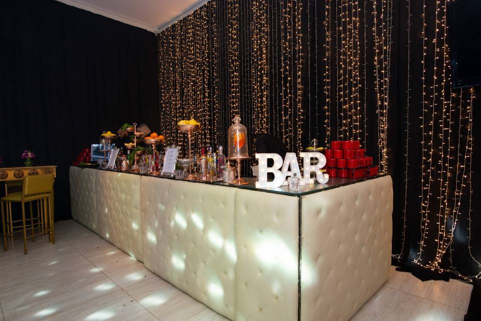 Bar na boate! Lindo!