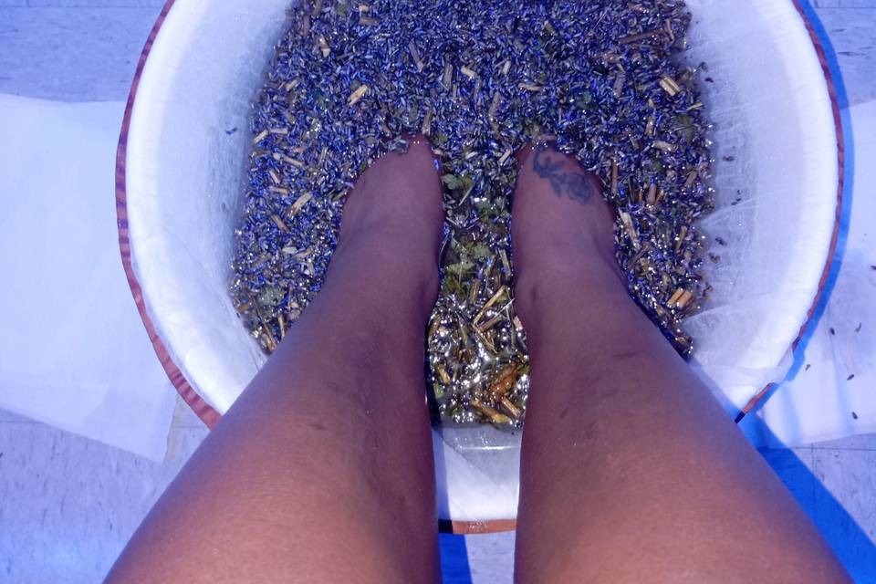 Massagem pés