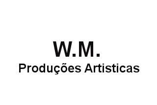 W . M . Produções artisticas logo