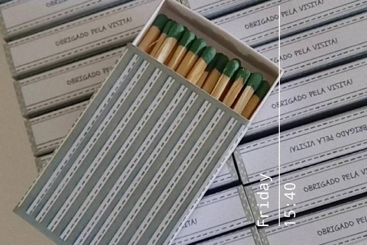 Caixa de Fósforo Personalizada
