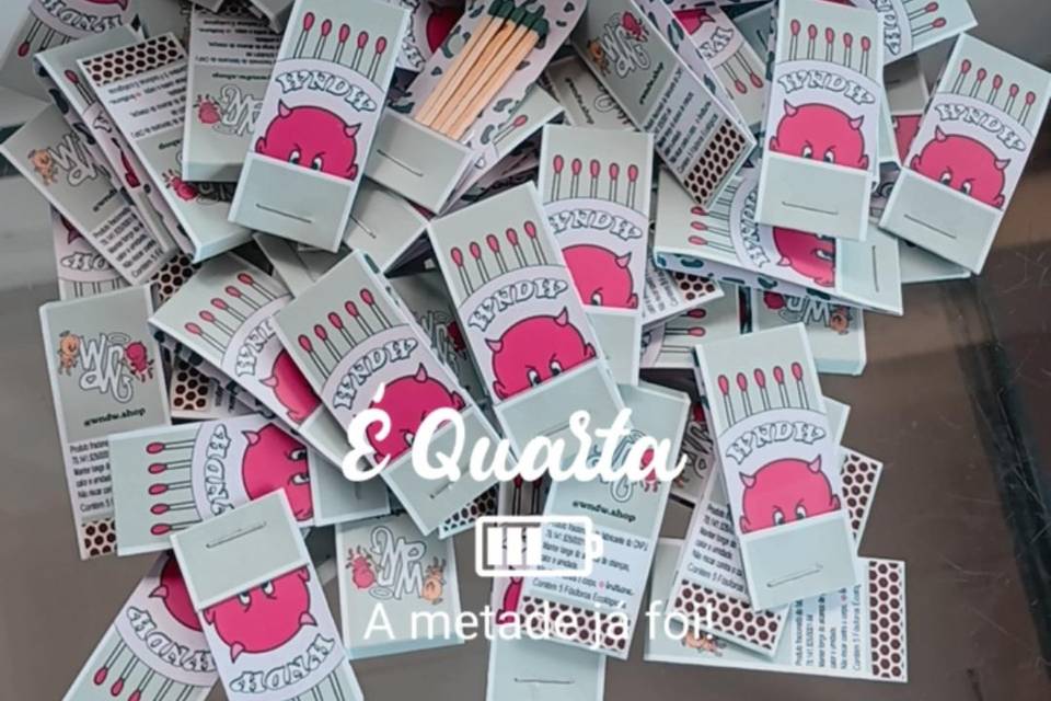 Caixa de Fósforo Personalizada