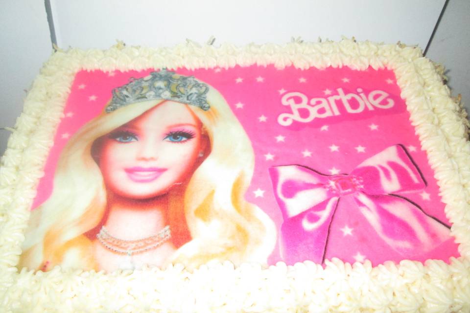 Torta salgada barbie