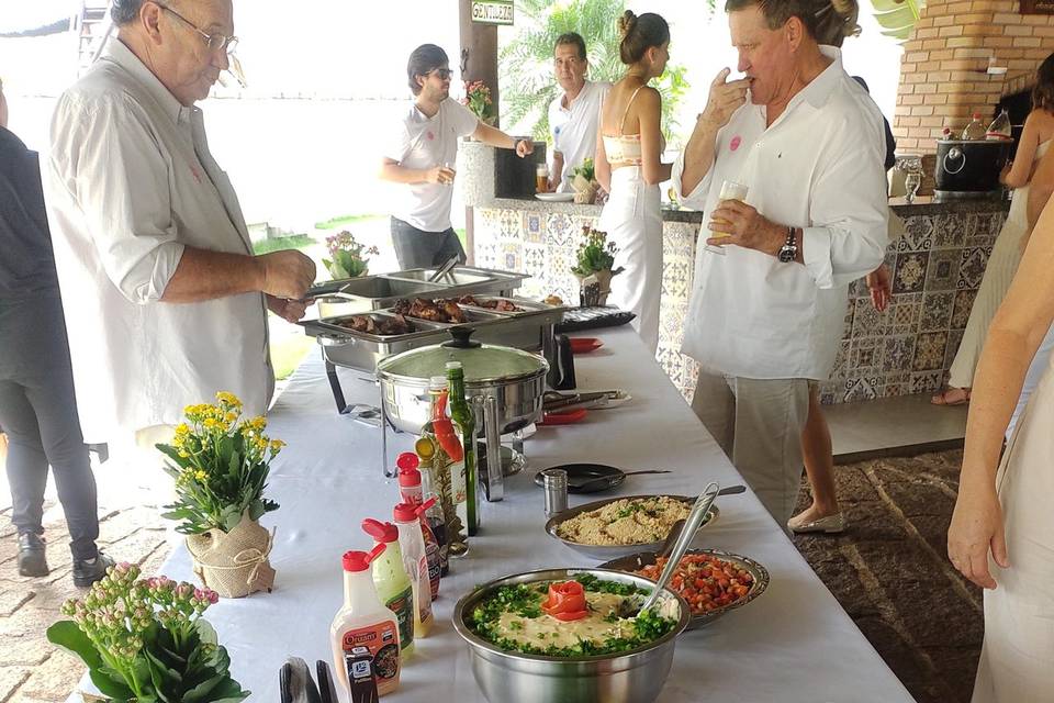 Mesa de saladas