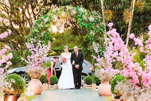 Casamento ao ar livre