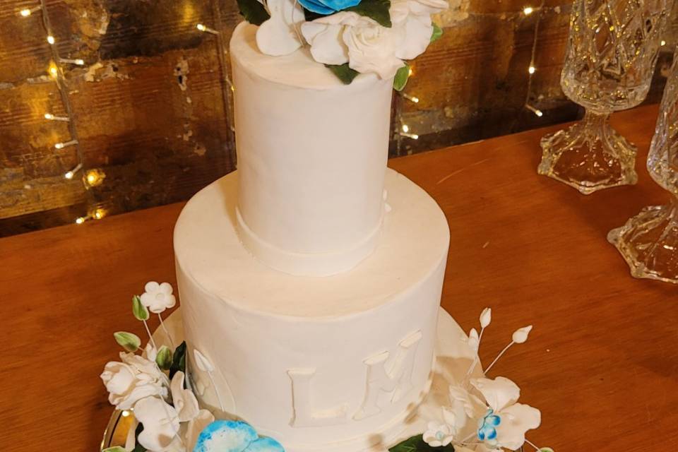 Bolo Chocolaté Casamento Lívia