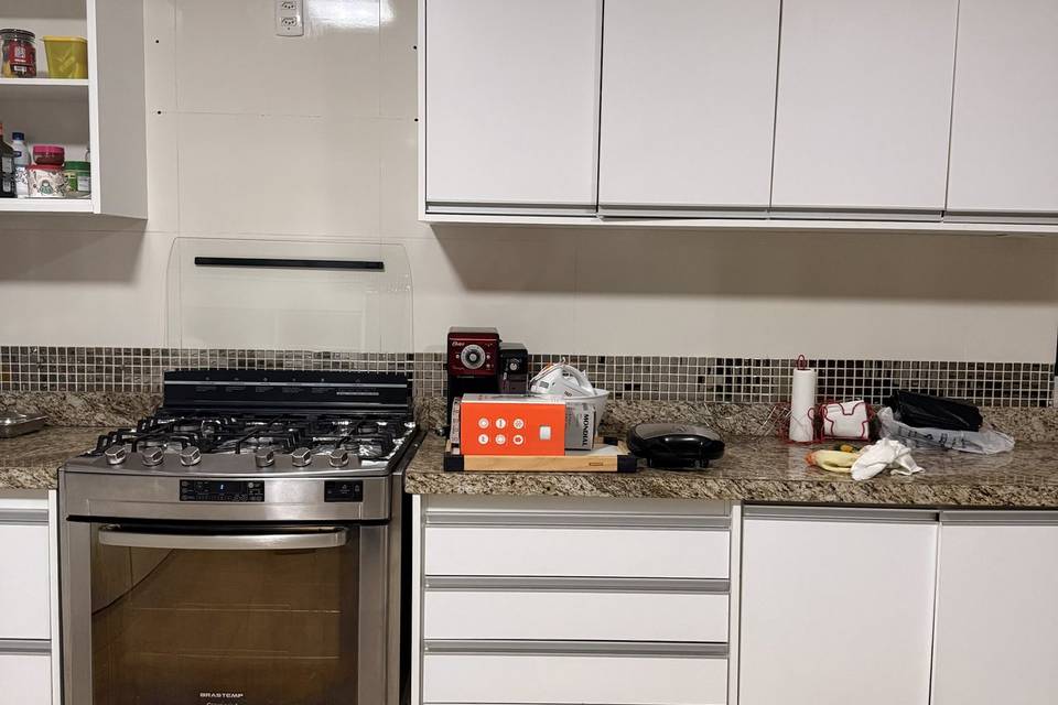 Cozinha interna da casa