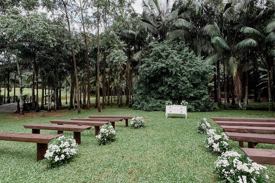 Cerimônia no gramado