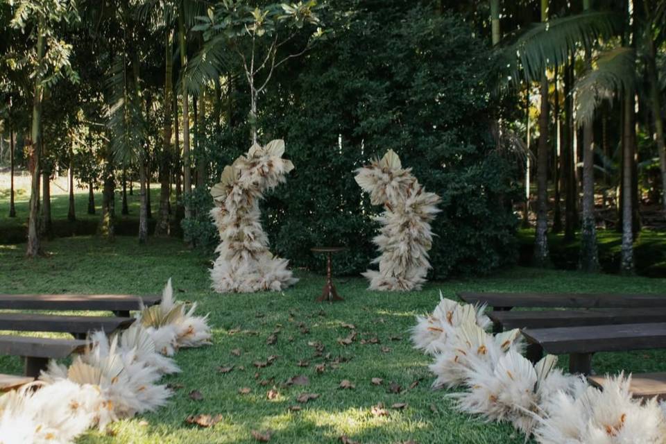 Cerimônia no gramado