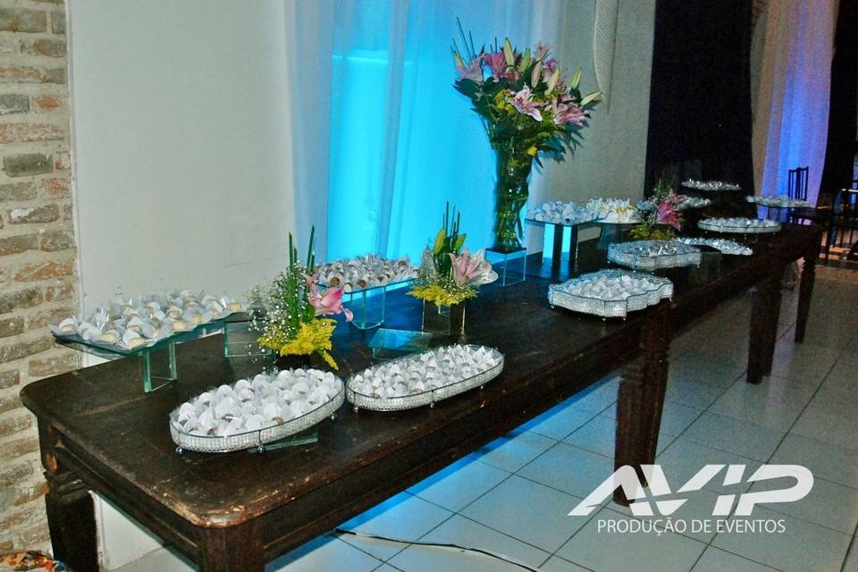 Decoração da AVIP Eventos ®