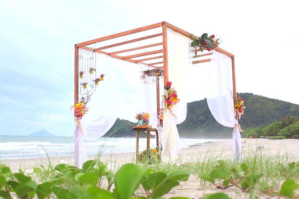 Pérgola na Praia