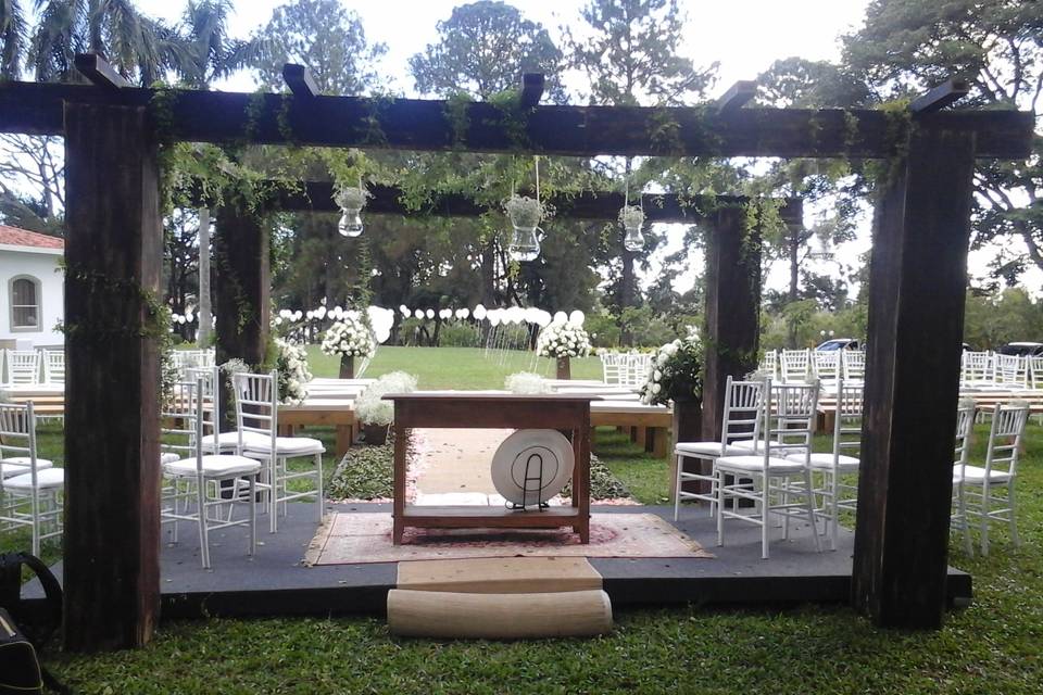 Casamento ao ar livre