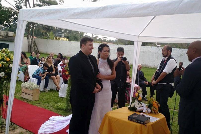 Casamento ao ar livre