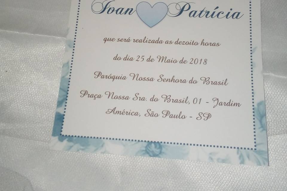 CONVITE PARA CASAMENTO