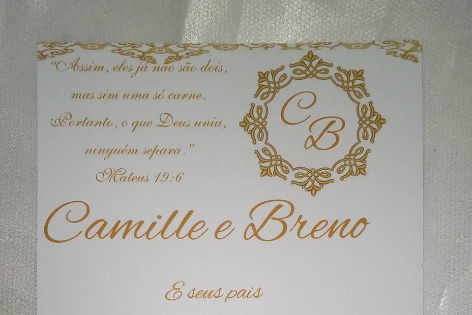 CONVITE PARA CASAMENTO