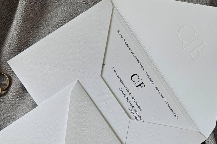 Convite de casamento