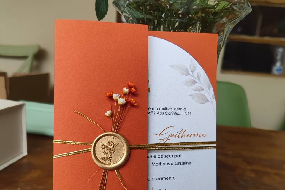 Convite de casamento