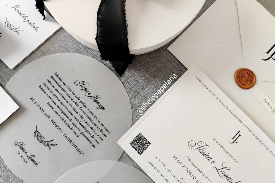 Convite de casamento
