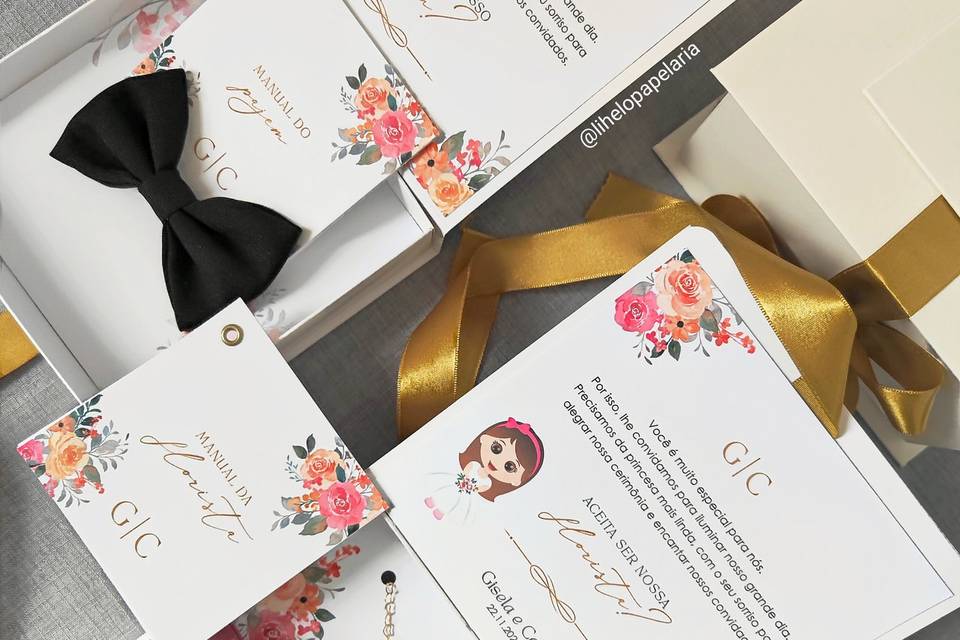 Caixa convite personalizado
