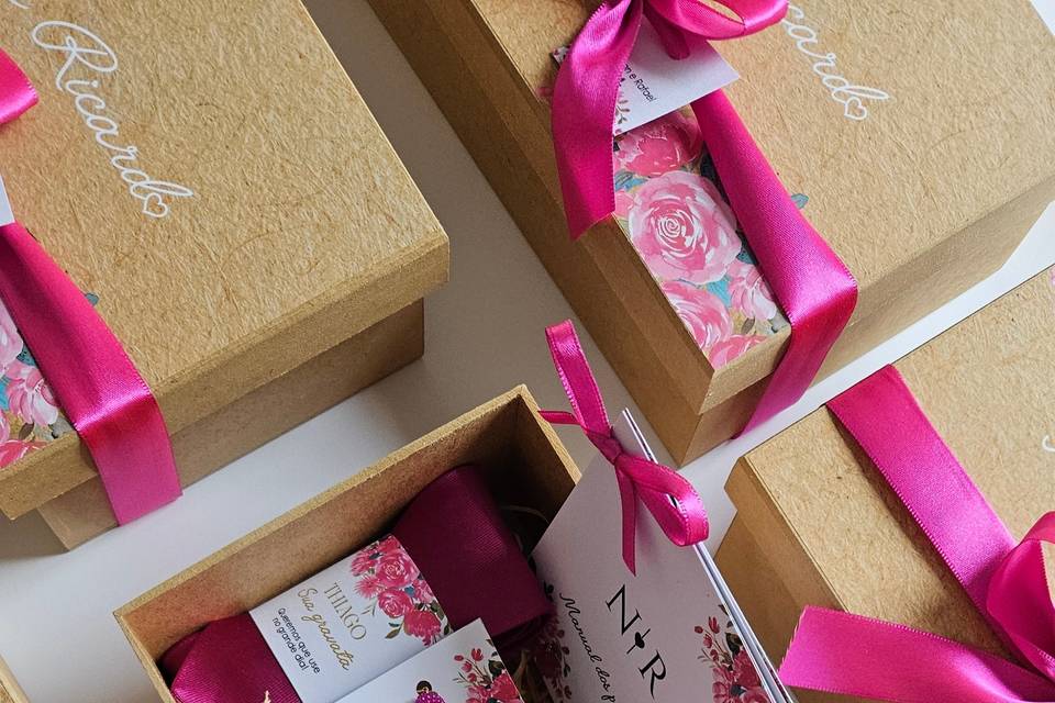 Caixa convite personalizado