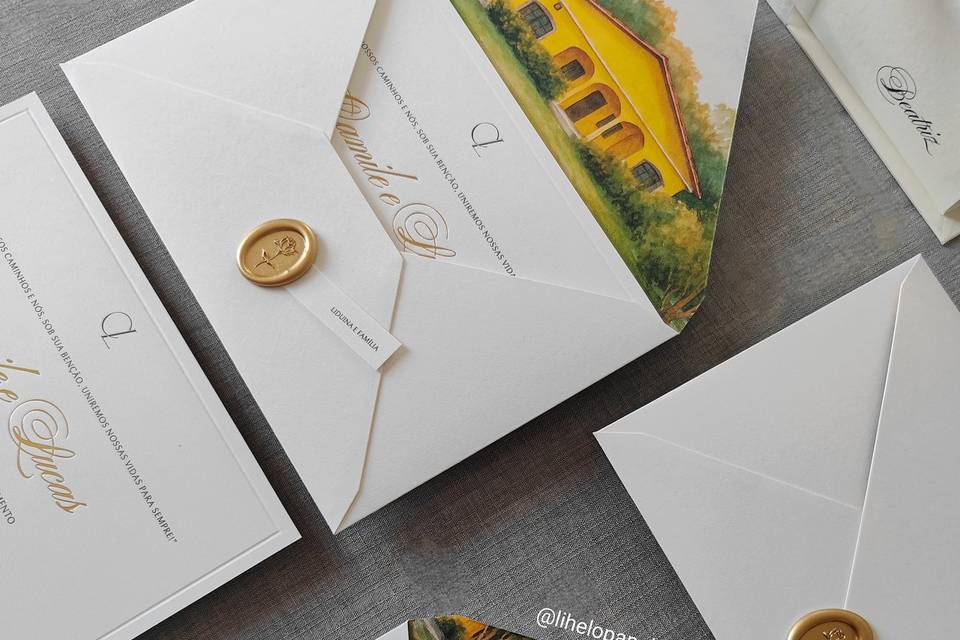 Convite de casamento