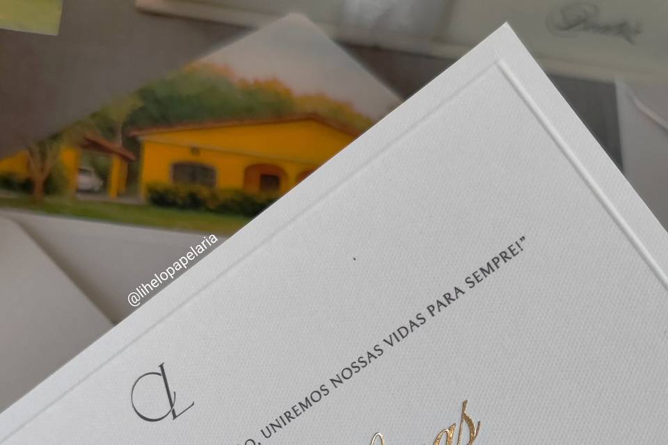 Convite de casamento